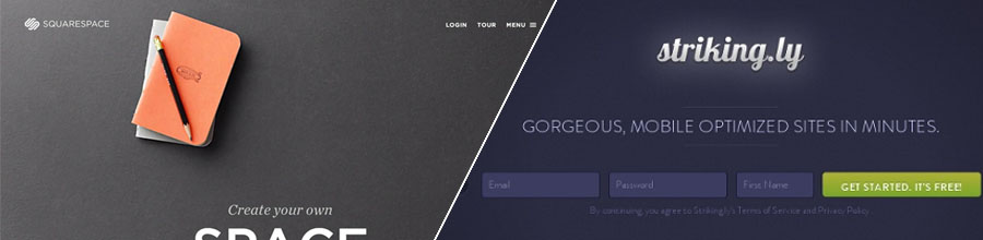 Squarespace vs Strikingly