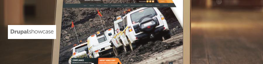 Minecorp Website Drupal Showcase Winner